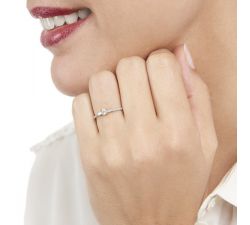 Bristol Ring - Engagement - 18k Gold - Diamonds - Eternity Jewelry