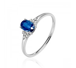Oxford Ring - Wedding Ring - Sapphire - 18k Gold - Eternity